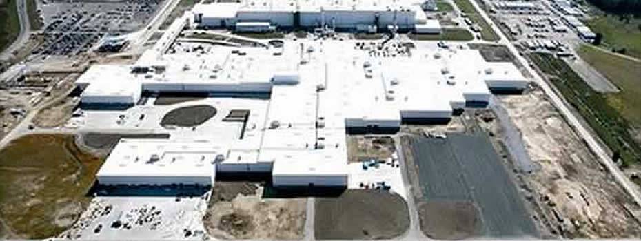 Arial View of General Motors Lansing (Delta) Paint Plant